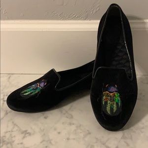 Tory Burch beetle loafers